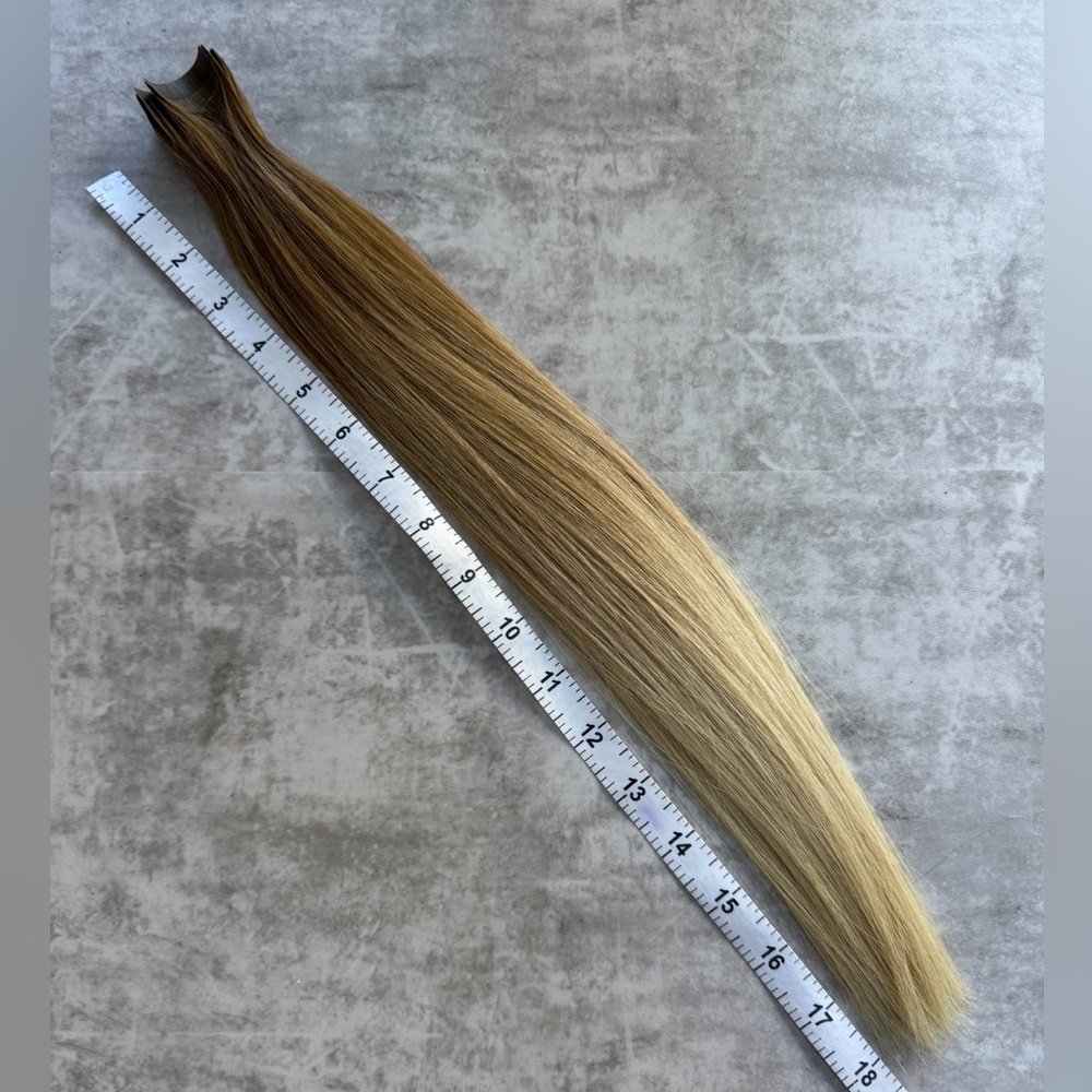 Blonde Ombre Straight Clip-In Hair Extension